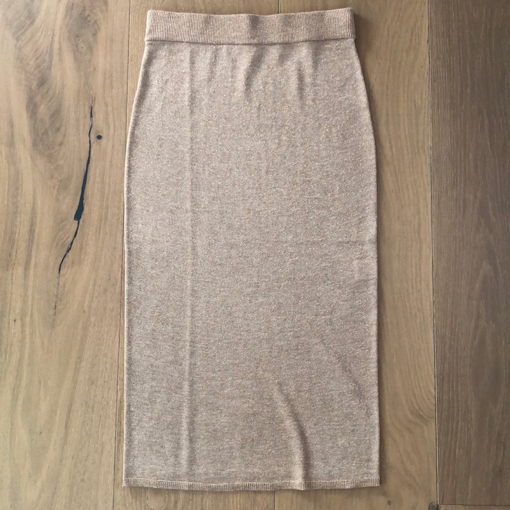 Shimmer Pencil Skirt